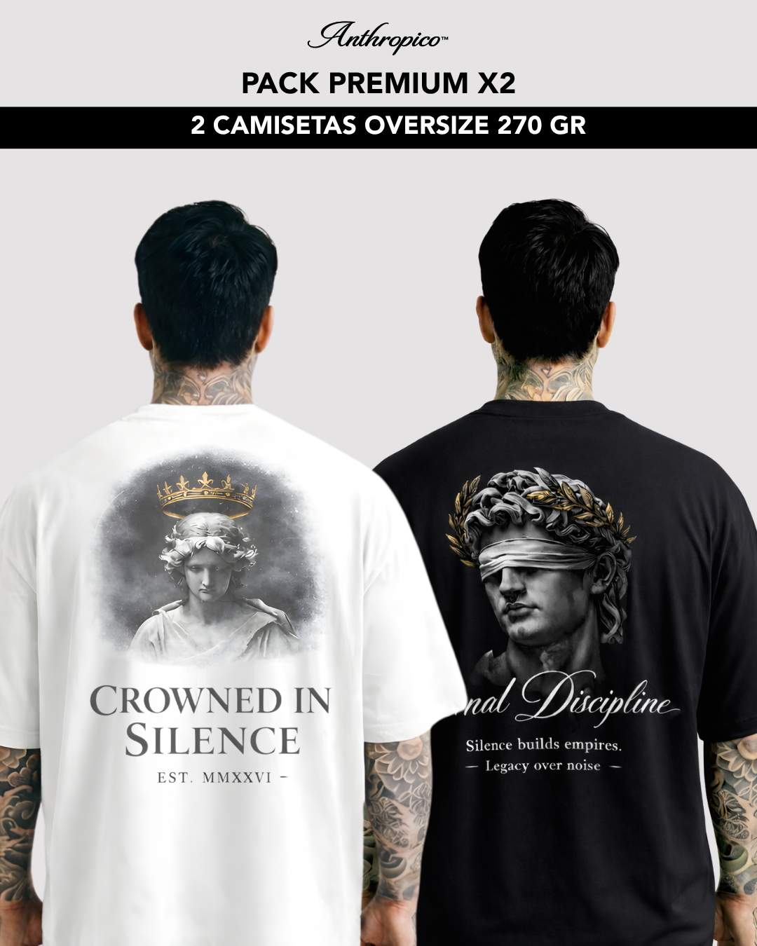 PACK X2 OVERSIZE PREMIUM STRRT CRAWN
