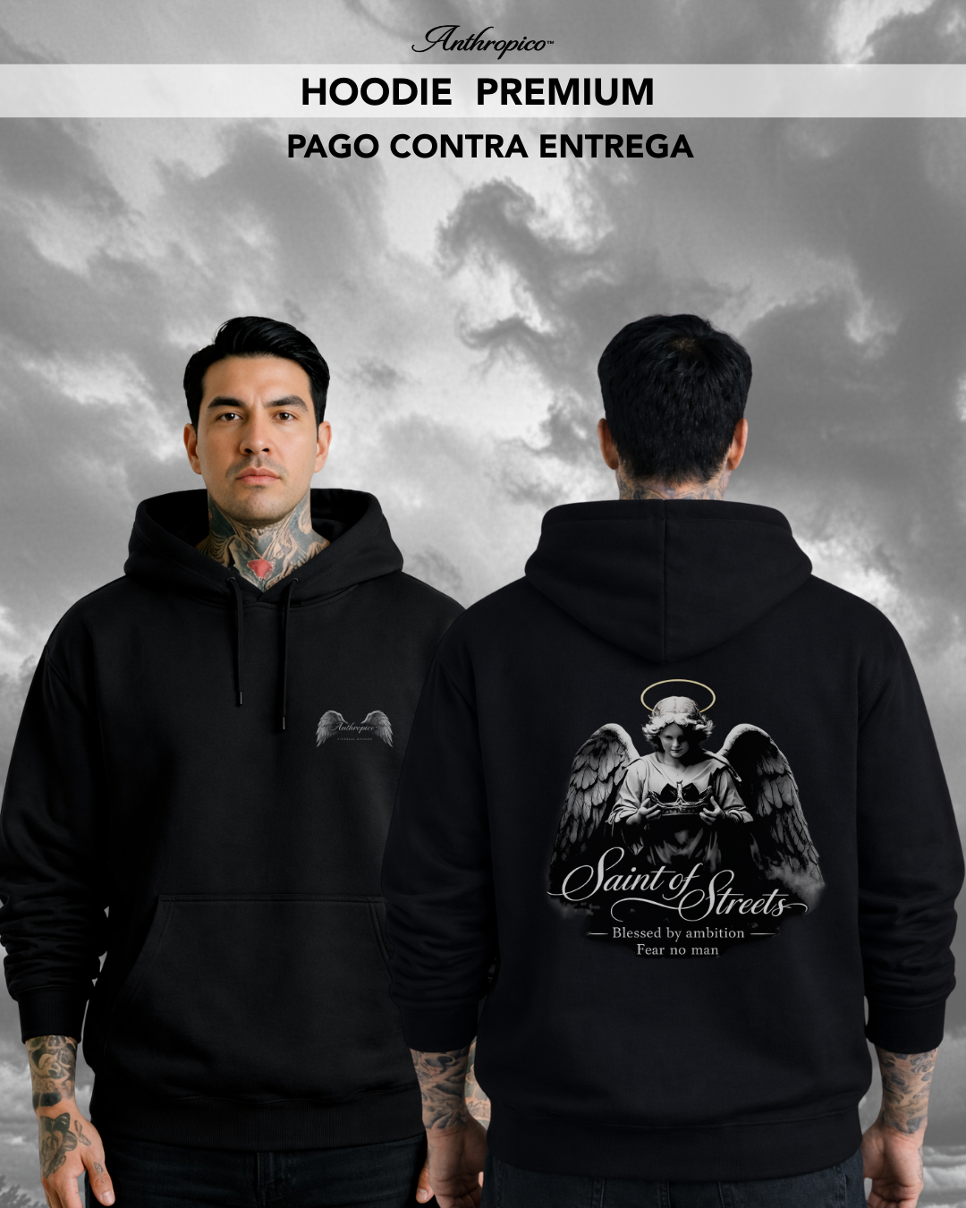 PACK HOODIE + CAMISETA  PREMIUM  SAINT OF STREETS