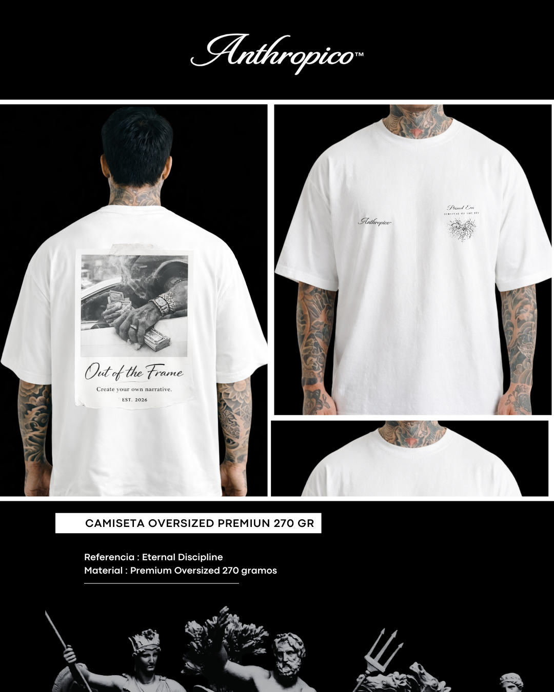 PACK X2 OVERSIZE PREMIUM  SAINT OF STREETS (ALTO GRAMAJE)